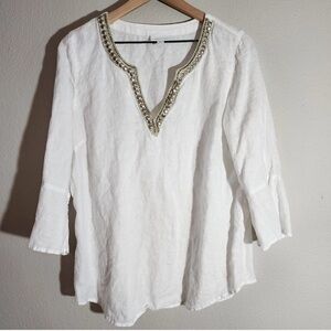 J.. Jill -‎ Linen Tunic Blouse